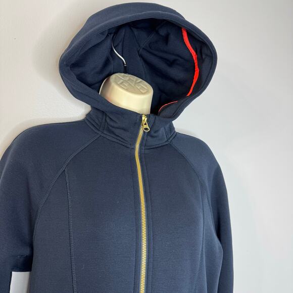 Lululemon Warm Core Hoodie Jacket Inkwell Navy Full Zip Women's 8 - Picture 3 of 14
